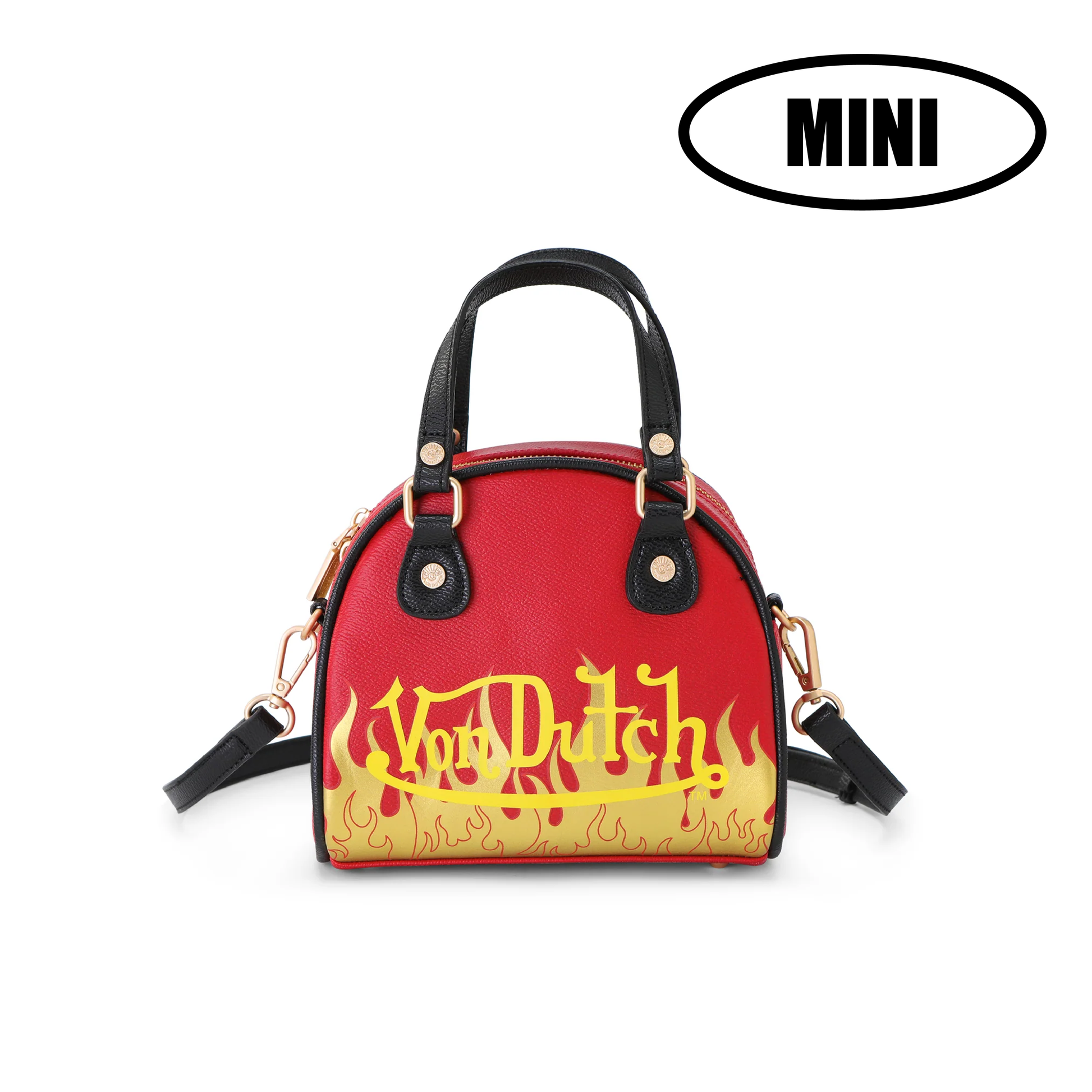 RED FLAMES MINI BOWLING BAG