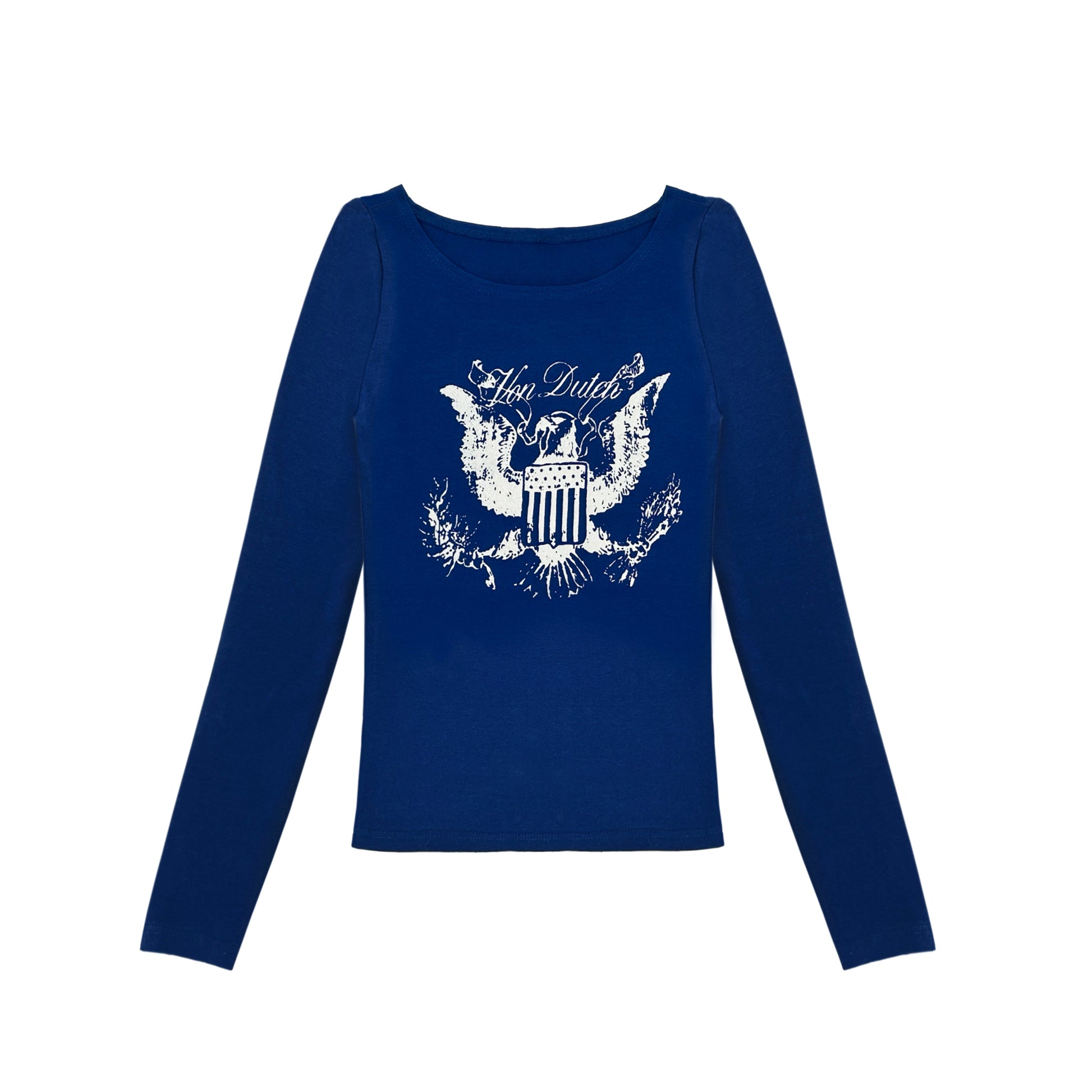 LONG SLEEVE INDEPENDENCE TEE - BLUE