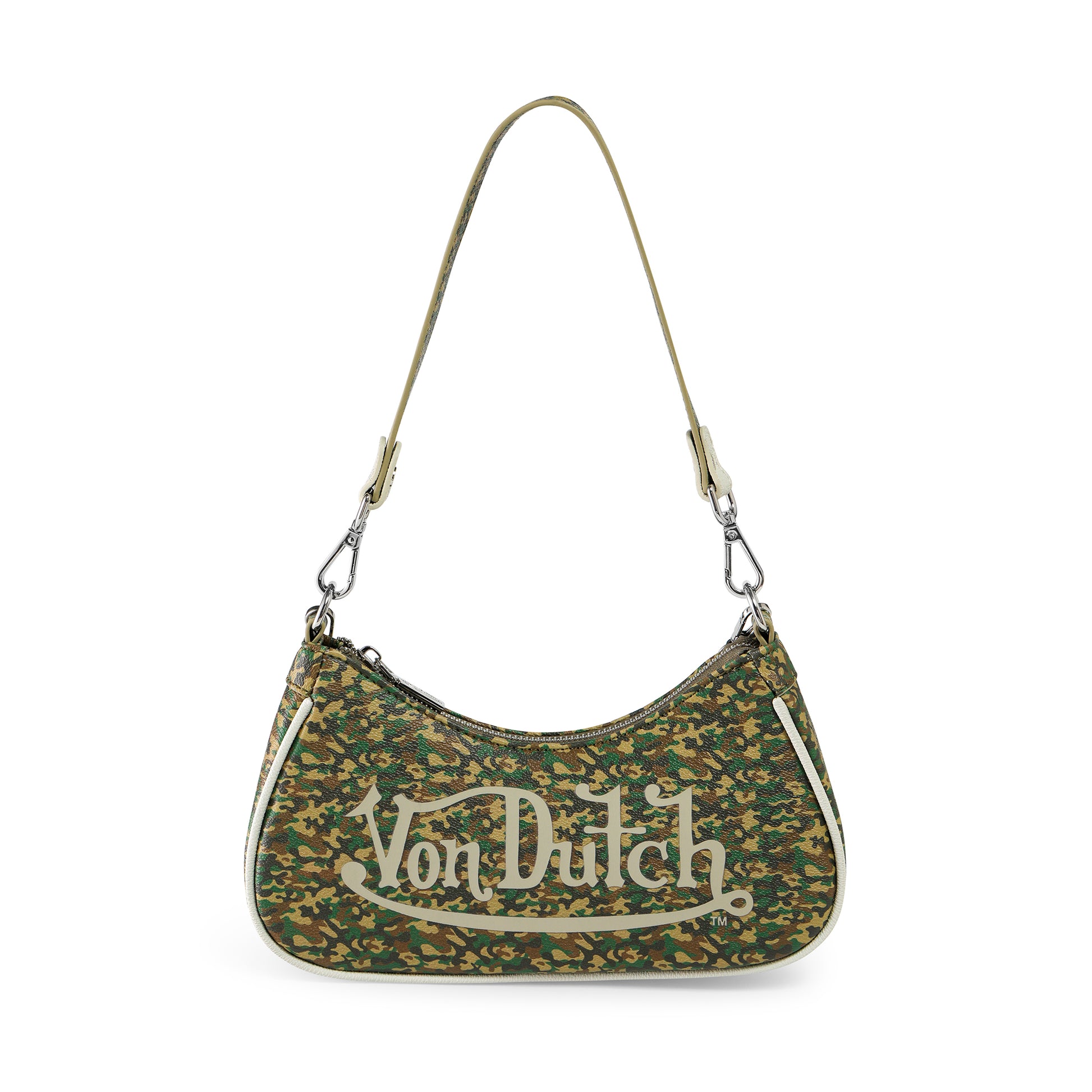 GREEN CAMO SHOULDER BAG