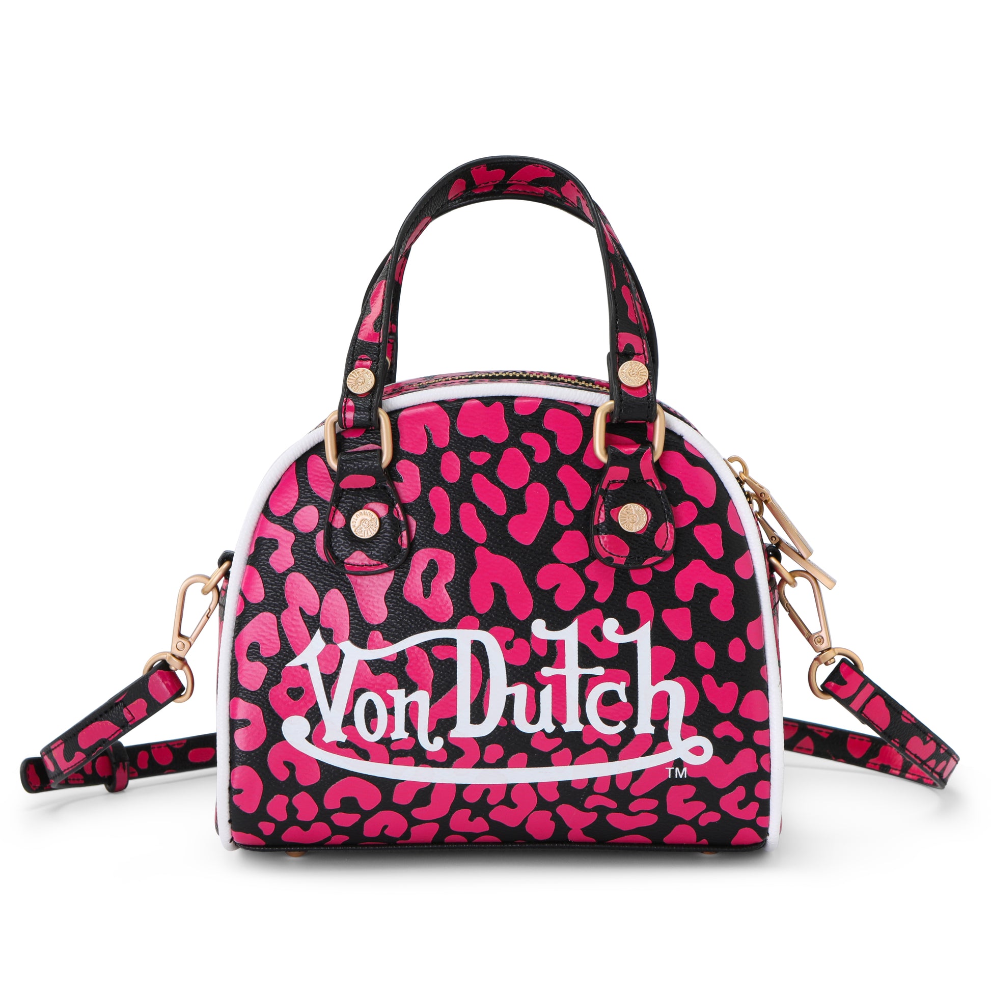 Cheetah Hot Pink Bowling Bag