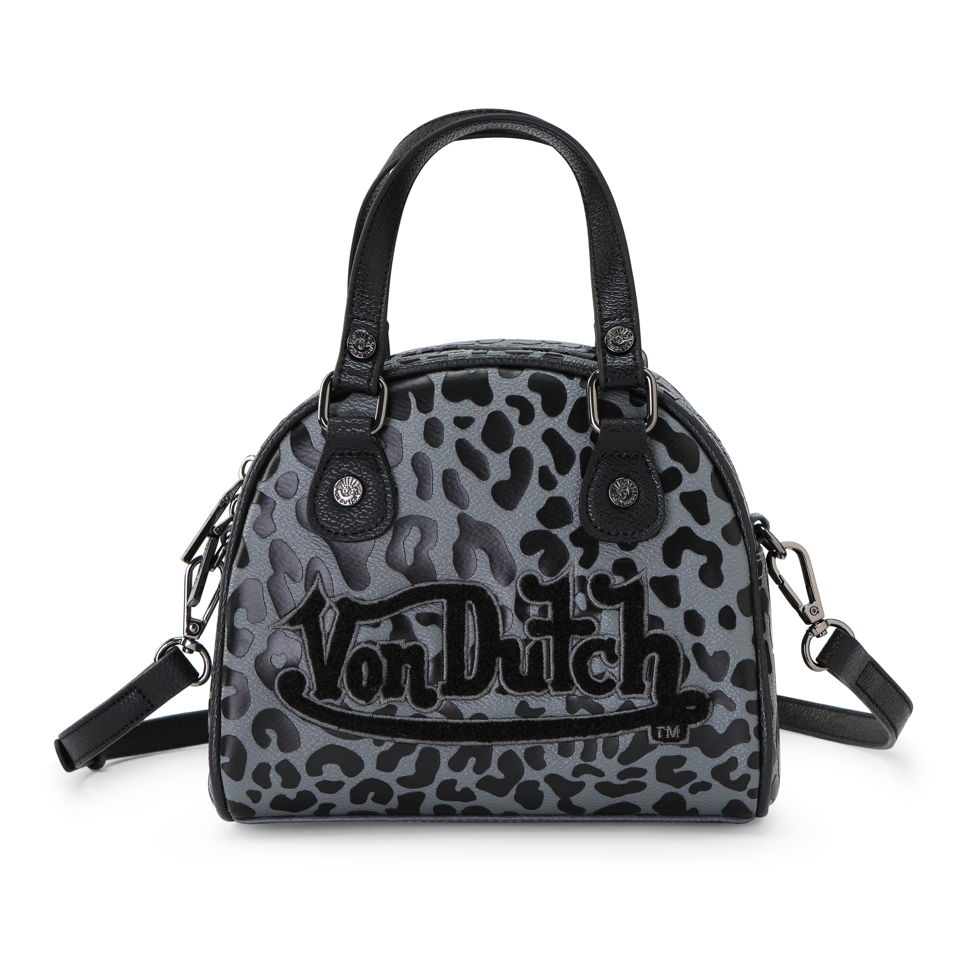 Cheetah Grey Bowling Bag