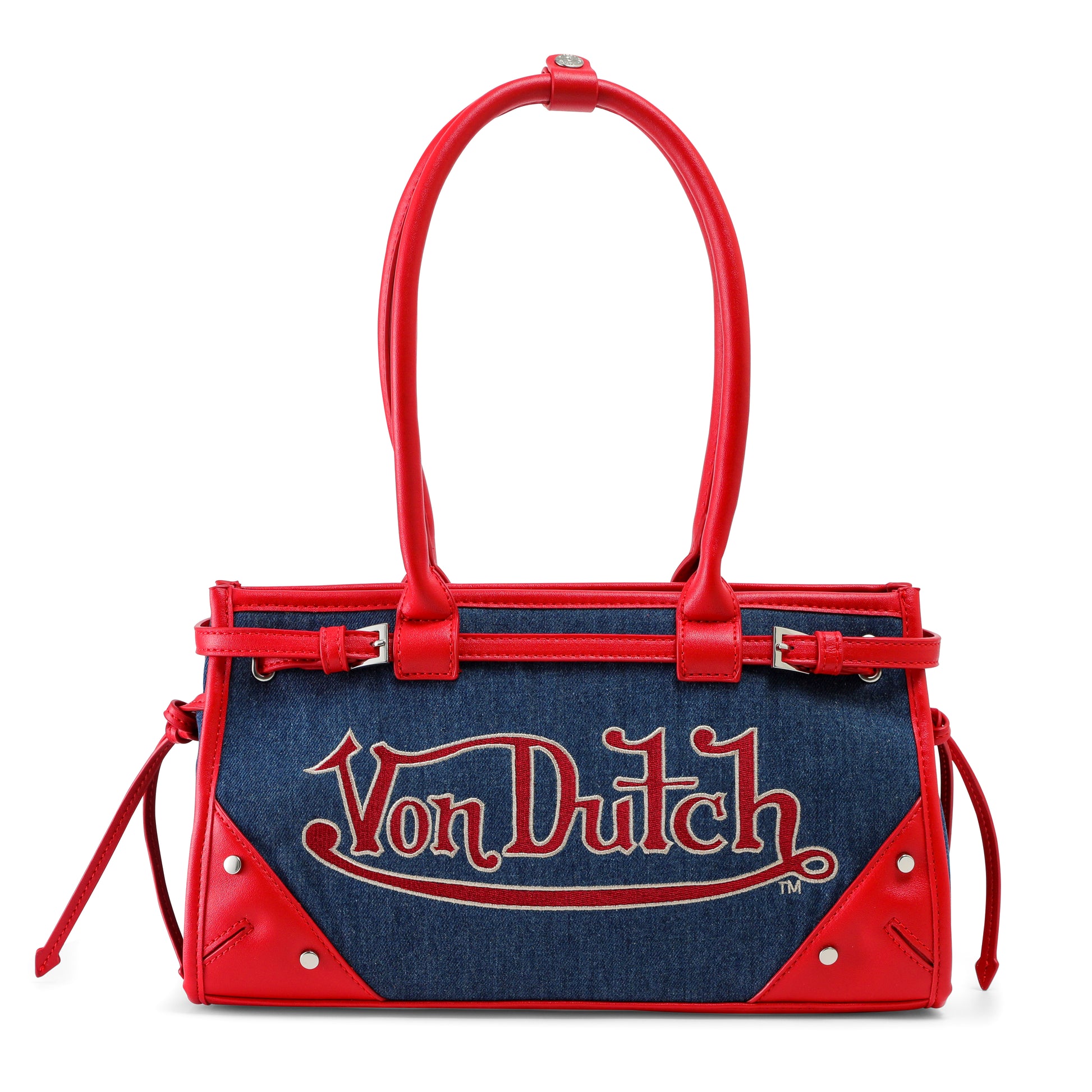 Von Dutch x True Religion Lane Shoulder Bag - Red