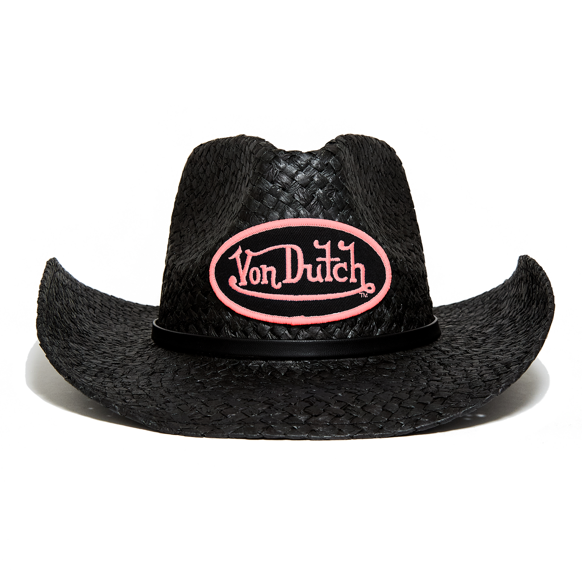 Black & Pink Classic Cowboy Hat