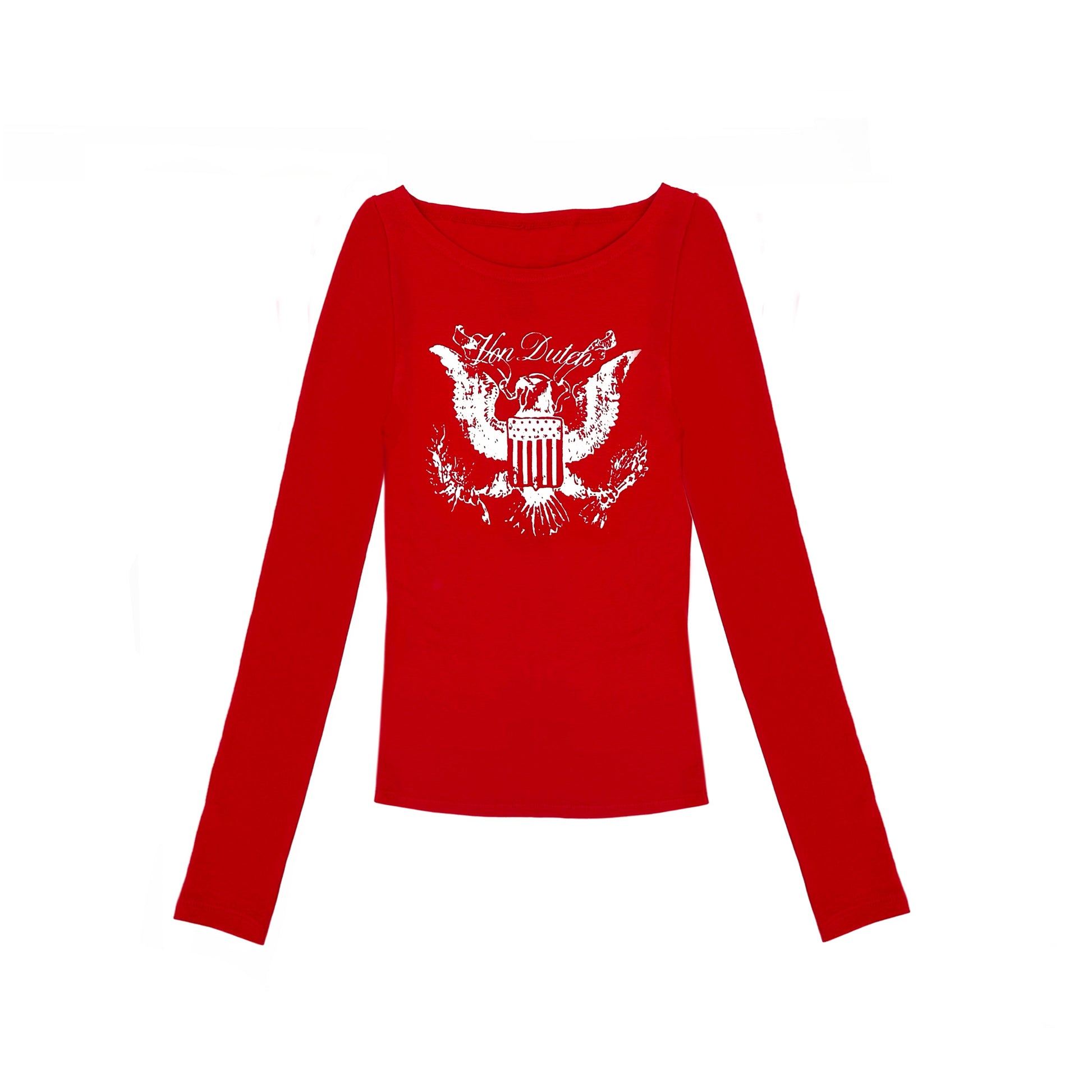 Long Sleeve Independence Tee - Red