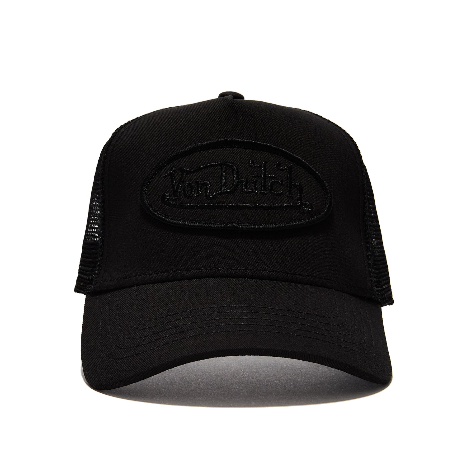 Triple Black Trucker Hat