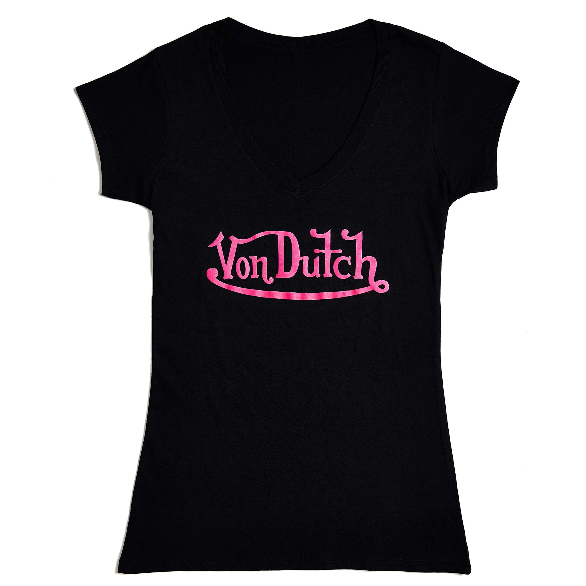 ORIGINALS PINK ON BLACK V NECK