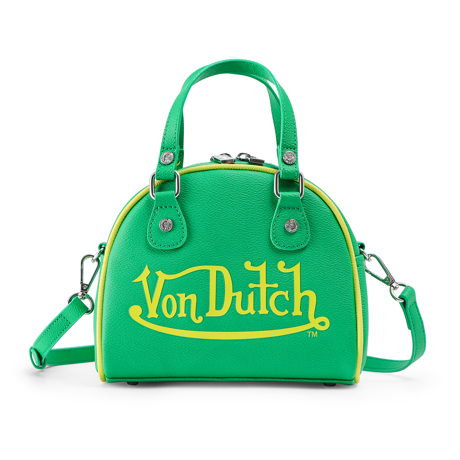 GREEN & YELLOW TWO-TONE BOWLING BAG