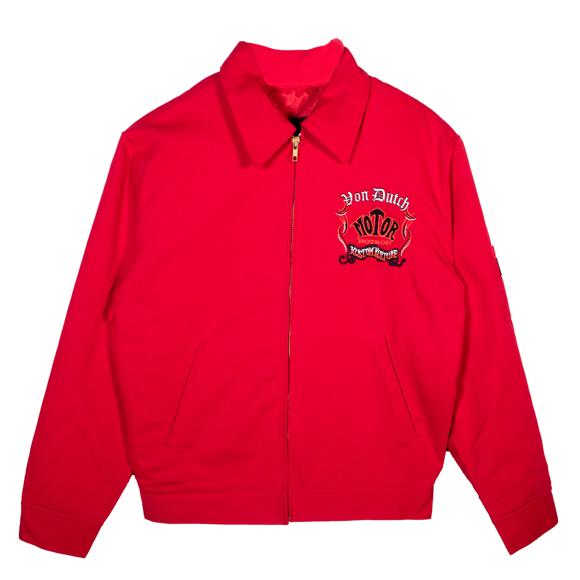 VINTAGE & CLASSIC GAS STATION JACKET - RED