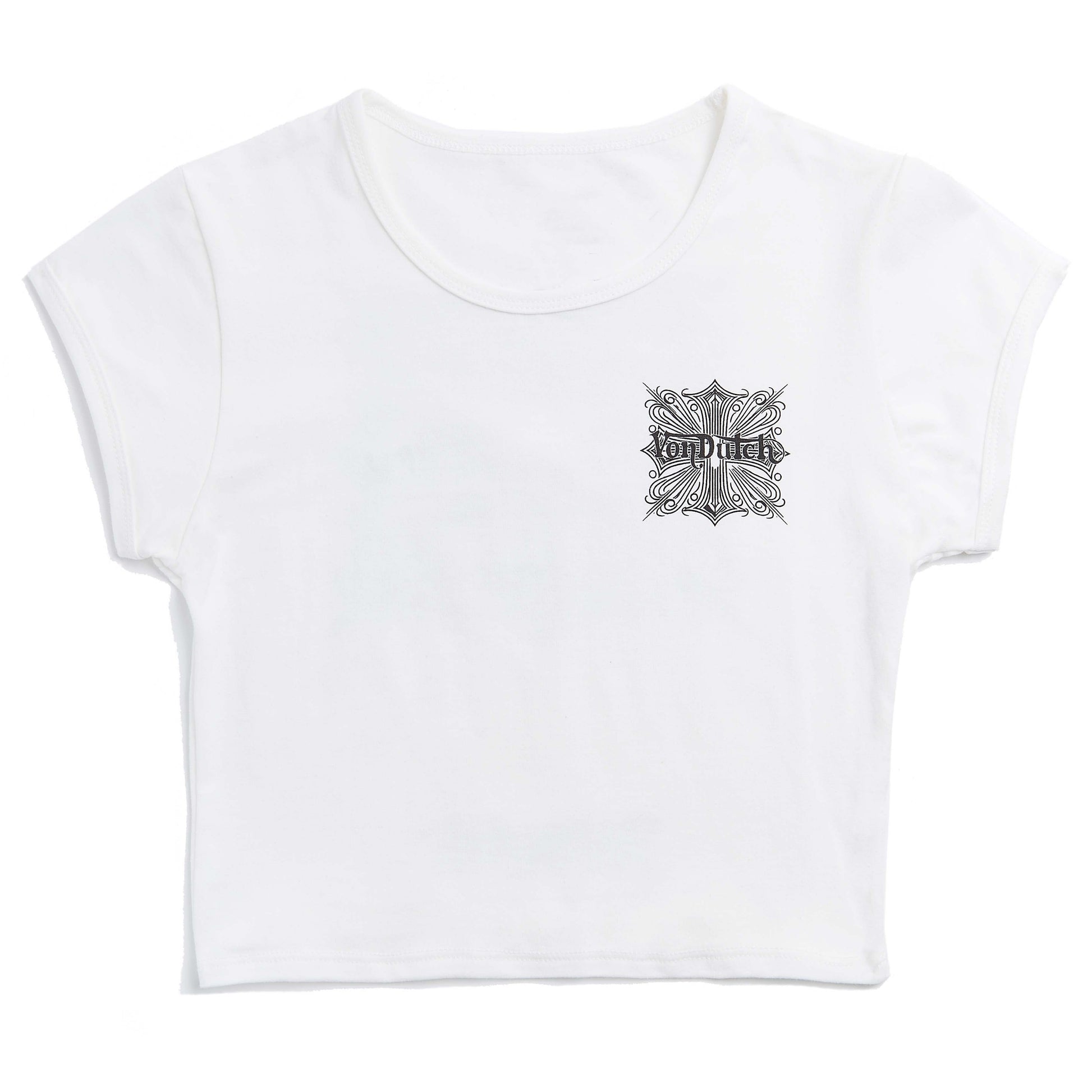 WHITE & BLACK CHOPPER BABY TEE